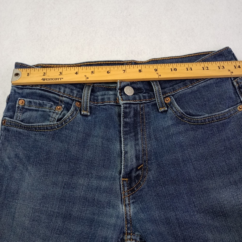 Levi's 511 Slim Jeans Men's Straight leg W29 L30‎ Blue Denim  Pocket Flaw - Picture 3 of 16